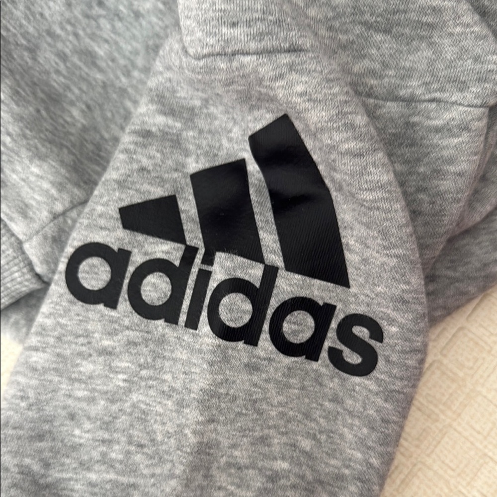Adidas Small Gray Sweatpants - Picture 2 of 4